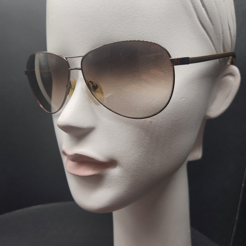 Fendi Selleria sunglasses women's brown gradient logo aviator FS5194 Made Italy